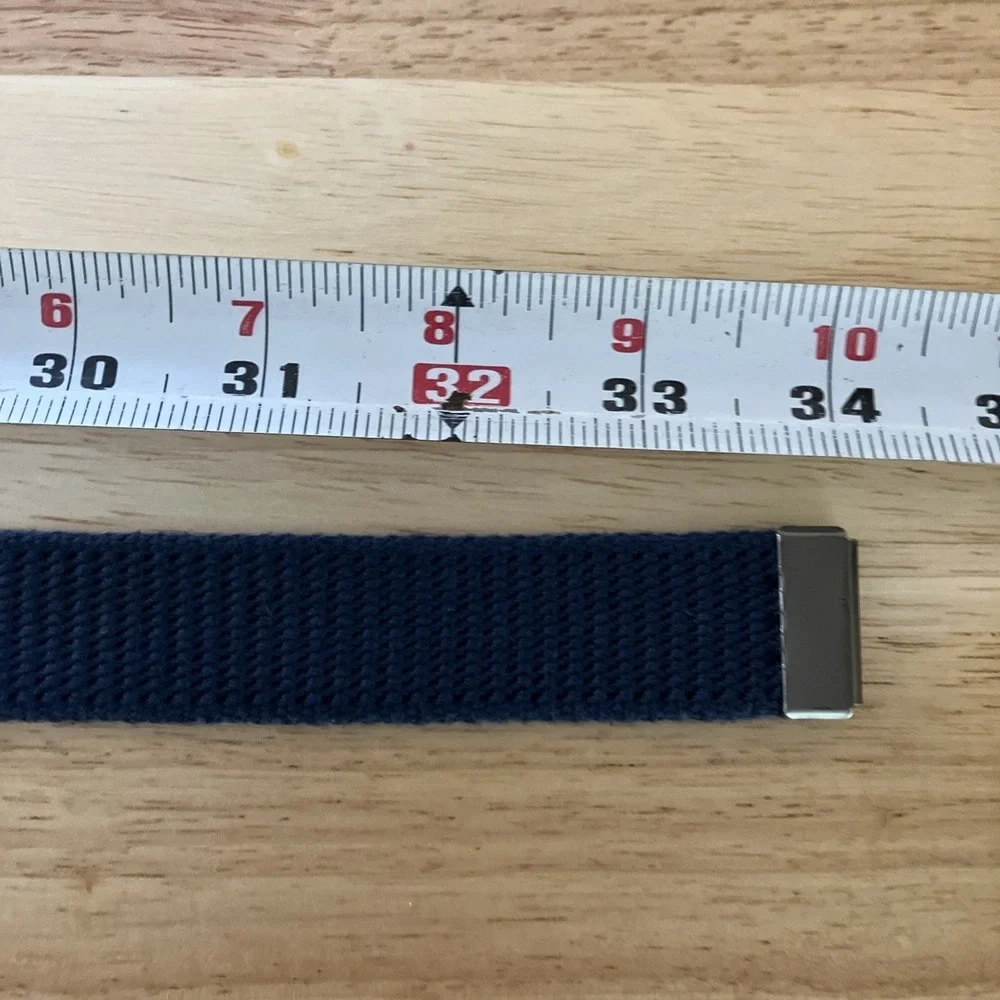 BSA Wolf Cub Scout Belt Blue Canvas Sz 30 or Smaller 1